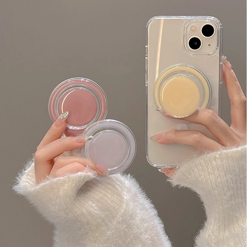 Giá đỡ điện thoại từ tính Socket Magsafe Hàn Quốc cho IPhone 16 Pro Max có thể gập lại Ring Grip Giá đỡ để bàn co giãn