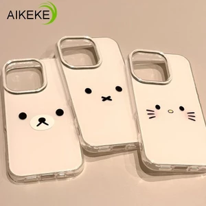 Vỏ Thỏ Dễ Thương Cho Vivo Y28 Y28s Y27 4G 5G Y27s Y20 Y20s G Y20a Y20i Y20t Y20G Ốp lưng Kitty Dễ Thương Gấu Ốp Lưng Trong Suốt