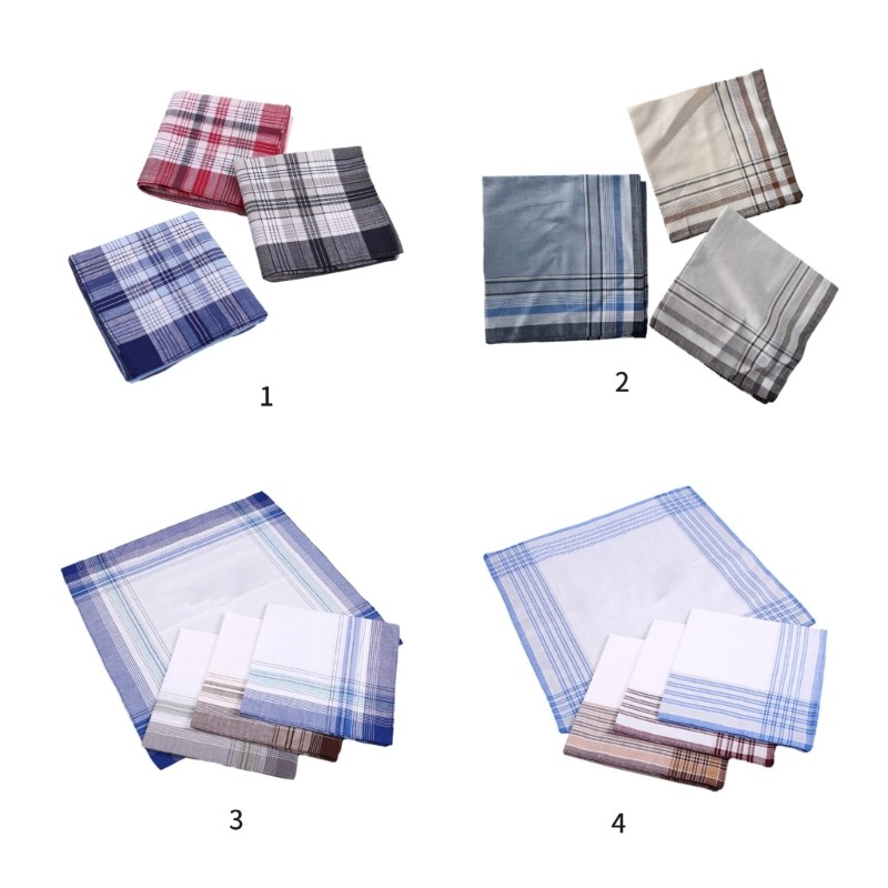 Jenniferab Square Bandanas Khăn tay đa chức năng Khăn mềm cho người lớn Khăn lau mồ hôi