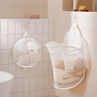 Giỏ đựng quần áo bẩn treo tường có thể gập lại, giỏ lưu trữ quần áo bẩn, túi lưu trữ đồ lót