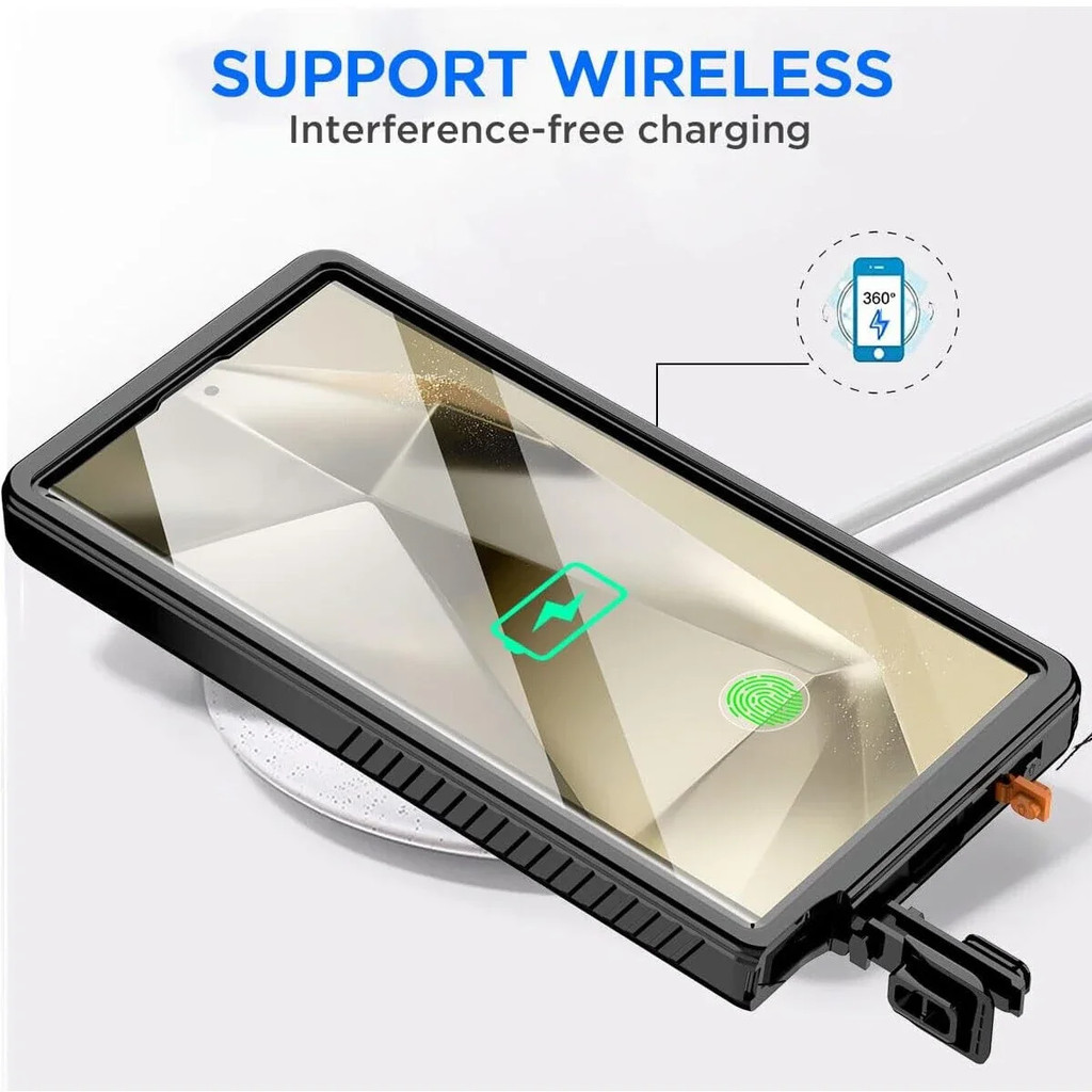Ốp lưng chống nước IP68 Shellbox cho Samsung Galaxy S25 Ultra S26 S24 S23 S22 plus S20 S21 FE A16 Vỏ bảo vệ lặn thể thao ngoài trời S25 edge