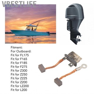VBESTLIFE 4PCS Boat Motor Carbon Brush Đặt độ ổn định cao 64E 43892 00 cho Outboard 115 để cắt nghiêng