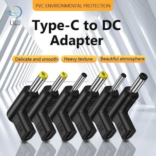 ULJ USB C PD To Power Connector Universal 5 / 9 / 12V Type C To Jack Cắm Bộ Chuyển Đổi Sạc Cho Bộ Định Tuyến Quạt Máy Tính Bảng.