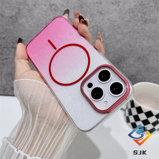 Ốp Lưng Acrylic Lấp Lánh Từ Tính Cho iPhone 16 15 14 13 12 11 Pro Max 14Plus 15Plus 16Plus Ốp Lưng Lấp Lánh Chống Sốc