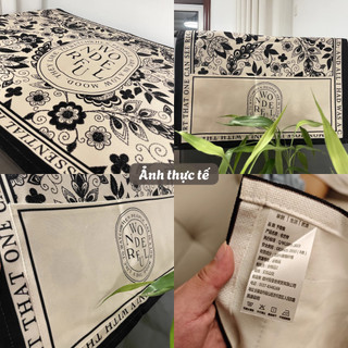 Tấm Phủ Tủ Lạnh, Máy Giặt Chống Bụi Có Ngăn Để Đồ, Khăn Che Tủ Lạnh Vải Cotton Chống Thấm Nước