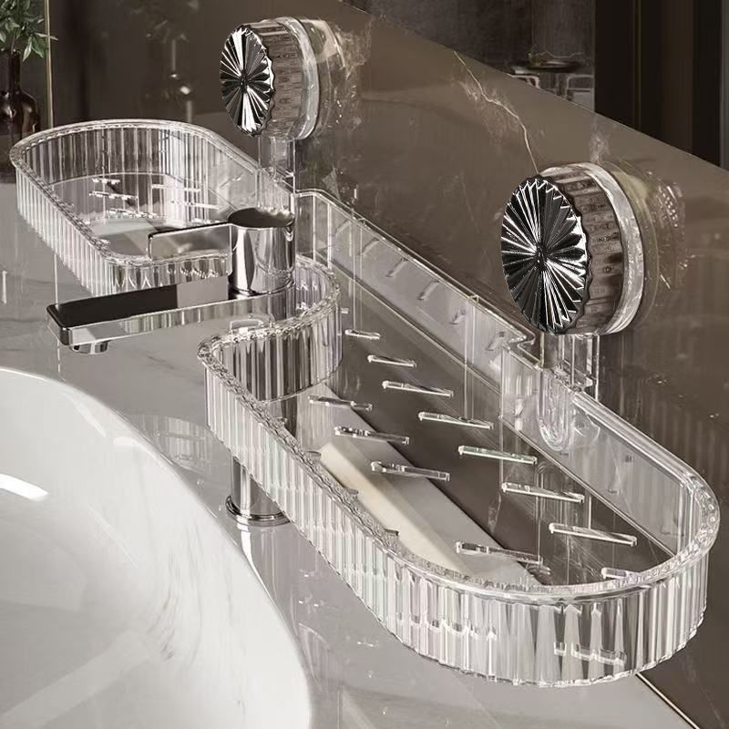 Hút Cốc Kệ Vòi Chống Thấm Nước Chống Ẩm Traceless Tháo Lắp Vệ Sinh Nhà Vệ Sinh Phòng Tắm Rửa Tay Gương Rửa Mặt Tường Bảo Quản Treo Tường