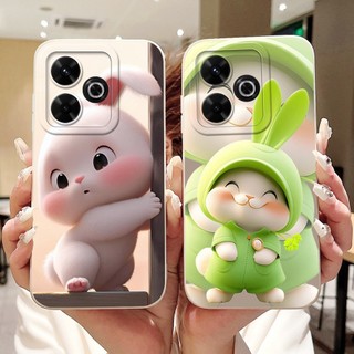 Dành Cho Xiaomi Redmi 13X 2025 Vỏ Hoạt Hình Mèo Thỏ Dễ Thương Mới Redmi13X 4G Bảo Vệ Ống Kính Silicon Mềm Vỏ Điện Thoại