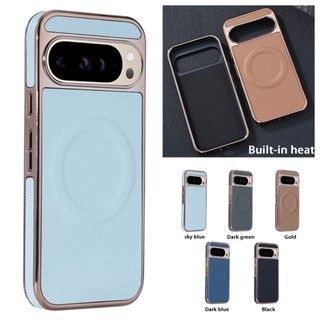 Vỏ da mạ điện từ tính Google Pixel 10 9 Pro XL 10 9 8 Pro 8A Vỏ siêu mỏng mềm