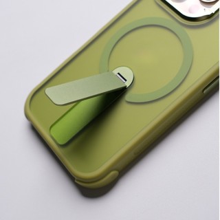Ốp từ tính chống sốc 4 góc sang trọng cho iPhone 13 14 15 16 Pro Max Vỏ mờ PC cao cấp có chân đế kim loại xoay N52 Vỏ đế từ tính mạnh