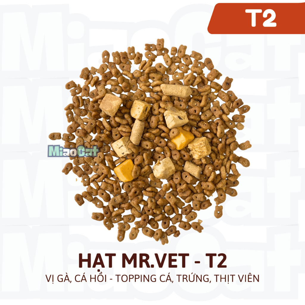 Thức Ăn Cho Mèo MRVET Dạng Hạt Với 30% Protein Bổ Sung Omega-3 Dành Cho Mèo Mọi Lứa Tuổi