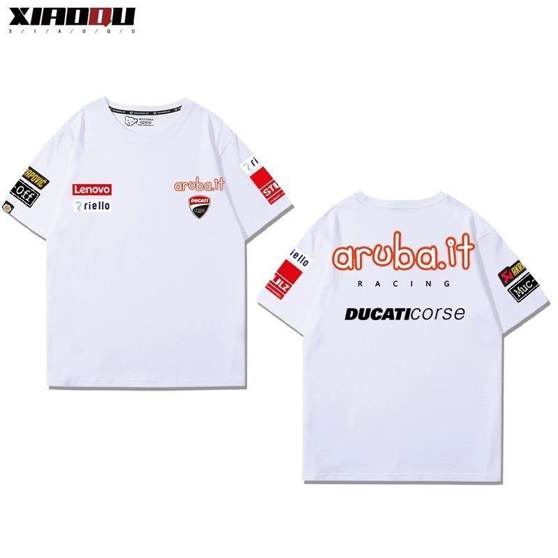 Xe Máy Ducati Hạng Nặng Tay Ngắn Nam Nữ 2024, Áo Thun Cotton Phong Cách Mới Mùa Hè