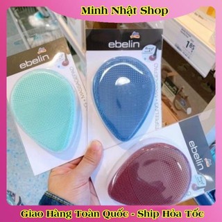 Miếng rửa mặt Silicon và bọt biển Ebelin Đức bền & sạch sâu lỗ chân lông