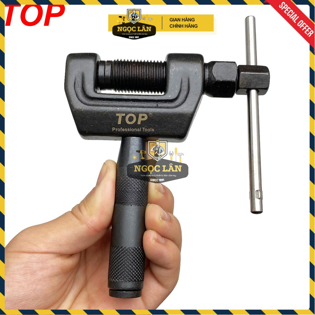 [Chính hãng TOP] Cảo mắt sên TOP, Vam tháo đột xích xe máy 3.6mm 4.8mm  thép đúc nguyên khối cao cấp