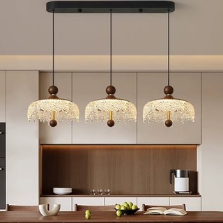 AIMI Đèn chùm pha lê Retro Trang trí nội thất LED Acrylic Phòng ngủ Đèn đầu giường Phòng ăn Đèn nhà bếp Thanh treo đèn