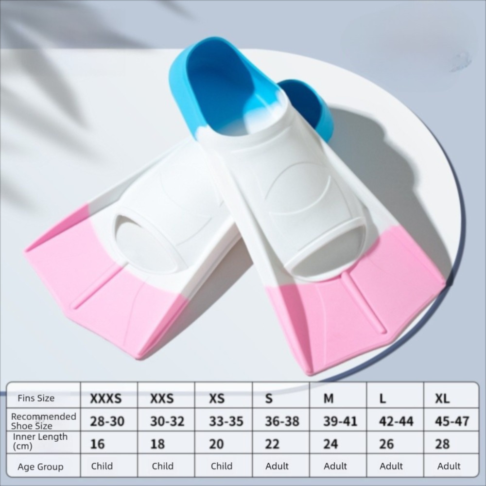 Giày Flippers Bơi NEWIDEA, Vây Bơi Chống Trơn Trượt Thoải Mái, Giày Ếch Silicon Chuyên Nghiệp Cho Trẻ Em Người Lớn