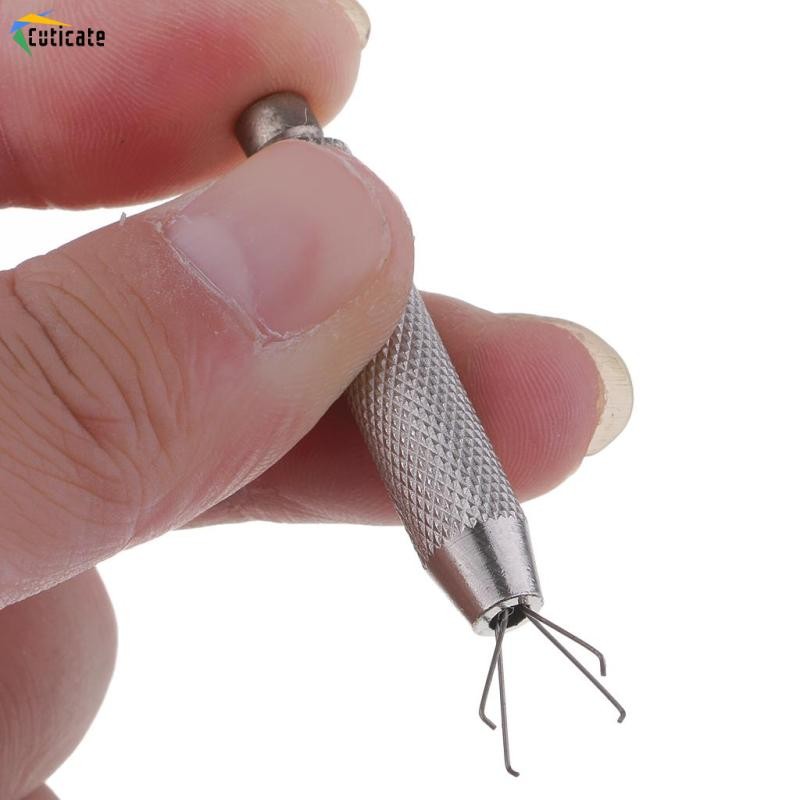 Cutate 4 - Prong Bead Ball Diamond Grabber Holder Body Piercing Tools for Easy Pickup