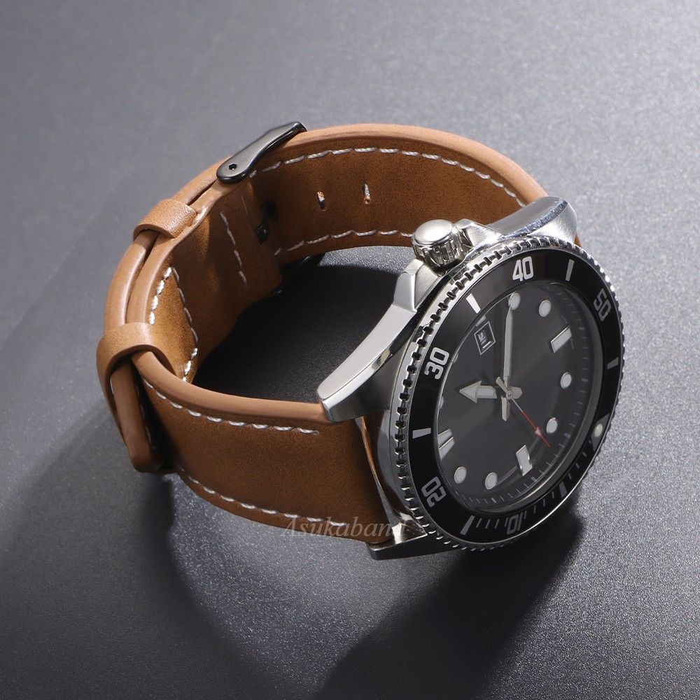 Phát Hành Nhanh Da Thật Chính Hãng Dây Đeo Đồng Hồ 20 Mm 22 Mm Đa Năng Đồng Hồ Nam Nữ Vòng Tay Cho Thạch Anh Dây Đồng Hồ Màu Nâu Truyền Thống Vintage Thường Ngày Chống Thấm Nước