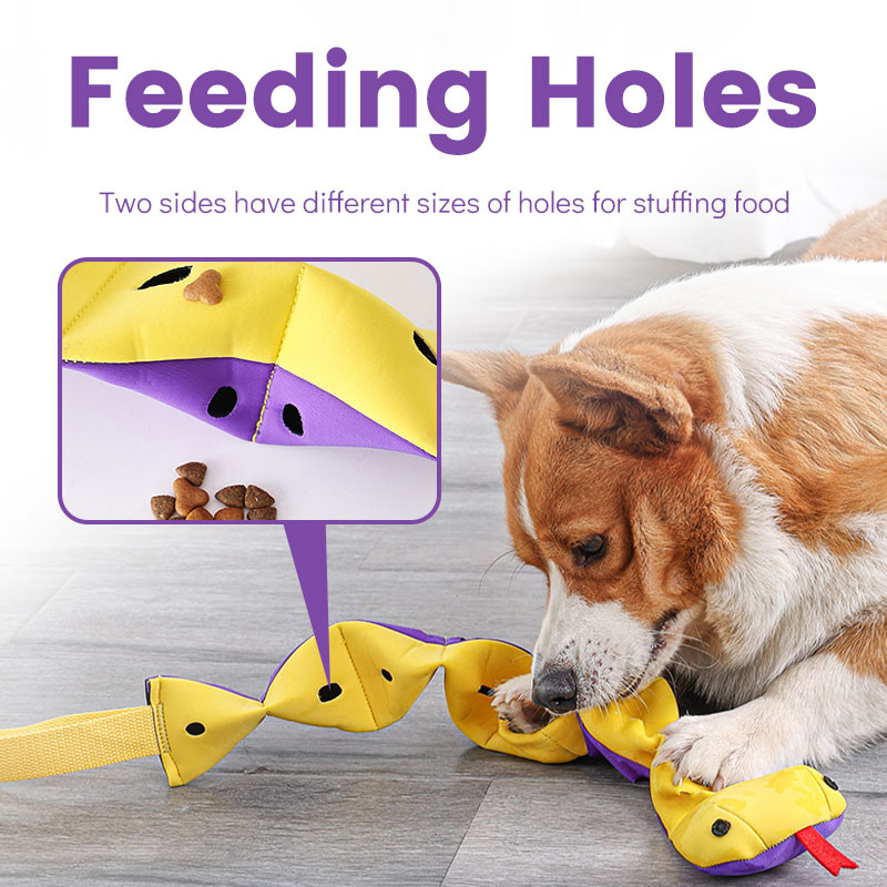DogLemi Đánh Hơi Huấn Luyện Chó Xếp Hình Đồ Chơi Điều Trị Phân Phối Thú Cưng Snuffle Đồ Chơi Squeaky Nhai Tương Tác Tìm Thức Ăn Trò Chơi Cho Chó Con Huấn Luyện Mũi