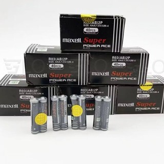 Maxell Pin  AA 2A & AAA 3A 1.5V Dùng Trong Gia Đình Hộp 40 Viên Pin An Toàn Cho Thiết Bị