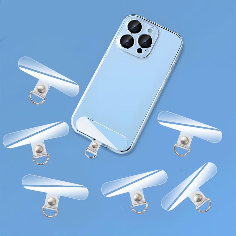 Miếng đệm thẻ dây buộc chống thất lạc có thể tháo rời - Tab Tether điện thoại có thể thay thế chắc chắn mượt mà - Miếng dán dây buộc điện thoại thực tế