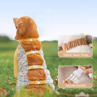 [Chó Lớn] Quần Áo Cho Chó Chống Thấm Nước, Quần Chống Bụi Bốn Chân Cho Chó Lớn, Quần Áo Cho Thú Cưng Du Lịch Ngoài Trời, Bảo Vệ Bụng, Quần Tuyết Mưa
