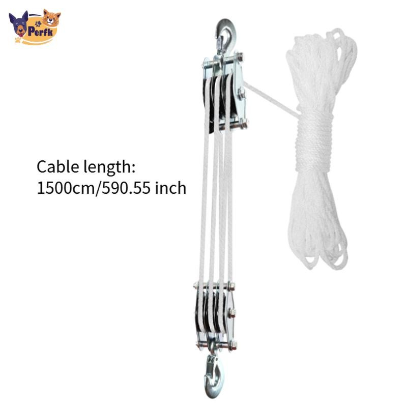 Palăng ròng rọc Tiết kiệm nhân công di động Khối nhỏ gọn và hệ thống ròng rọc giải quyết
