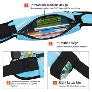 1 Túi Chạy Bộ Nữ Thắt Lưng Túi Thắt Lưng Nam Thể Thao Fanny Pack Túi Điện Thoại Di Động Tập Gym Chạy Điện Thoại Di Động Chạy Bộ Chạy Xe Đạp Túi