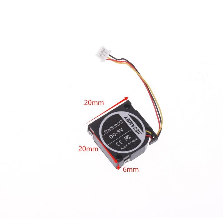 VHDD Mới 2006 Turbine 2006 Blower 5V 0,03A 20MM Kiểm Tra Tốc Độ Im Lặng 6200RPM Siêu Mỏng 3 Dây VN
