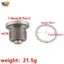 Phích cắm thoát dầu M16 Lắp đặt dễ dàng Hiệu suất cao với miếng đệm cho 400 C 400