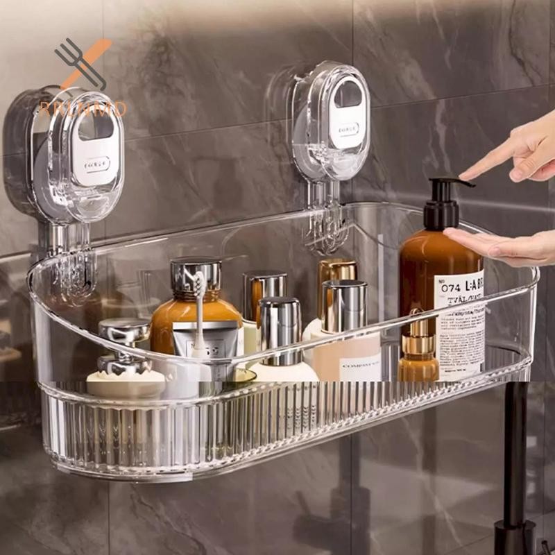RRLNMD Hộp Bảo Quản Hút Phòng Tắm Không Rrill Dung Tích Lớn & Chịu Tải Mạnh Cốc Hút Đa Chức Năng Treo Tường Kệ MỚI