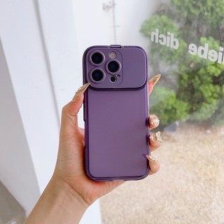[Beecover] Ốp Gương Lật Màu Tím Cho IPHONE 16 15 14 13 12 11 PRO MAX X XS XR XSMAX 7 8 + Plus SE 2020 / 2022 Vỏ FGJZ