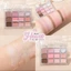 Bảng Phấn Mắt ODBO OD2019 12 Ô Real Heart Color Eye Palete Mịn Lì Lâu Trôi Dễ Tán 8g - Nội địa Thái