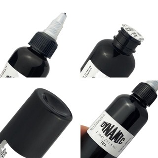Mực xăm NCE màu đen dành cho nghệ thuật body art, phù hợp tập luyện với các dung tích: 30ml, 60ml, 80ml, 90ml.