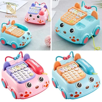 Đồ chơi điện thoại Đồ chơi âm nhạc cho bé Đồ chơi kéo điện thoại Đồ chơi âm thanh Trò chơi phát triển đồ chơi điện thoại cho trẻ em Trò chơi giáo dục cho trẻ mới biết đi