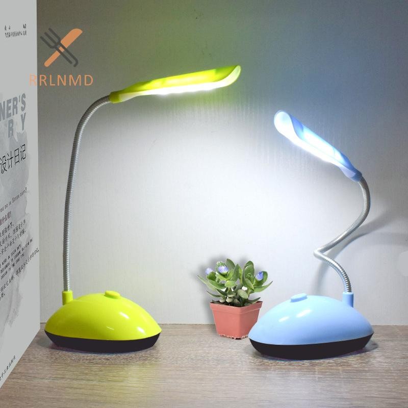Đèn LED Mini RRLNMD Xoay 360 độ Bảo vệ mắt Đèn bàn Ký túc xá di động Đèn đọc sách Bàn đầu giường Đèn trang trí MỚI