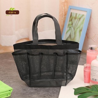 Lưới Tắm Caddy Di Động Cho Ký Túc Xá Đại Học Túi Tote Phòng Tắm Lớn Bền Quá Khổ Túi Bể Bơi Du Lịch Essentials