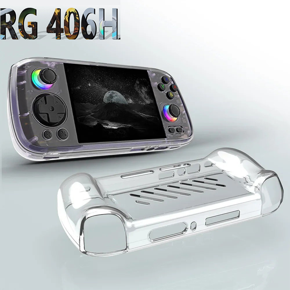 Dành cho Vỏ bảo vệ Anbernic RG 406H, Vỏ chống rơi trong suốt làm mát ...