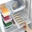 MARGREDY Tủ Lạnh Sắp Xếp, Kín Có Nắp Hộp Bảo Quản Thực Phẩm, Mulltifunction Khay Thoát Nước Trong Suốt Hộp Giữ Tươi Tủ Lạnh