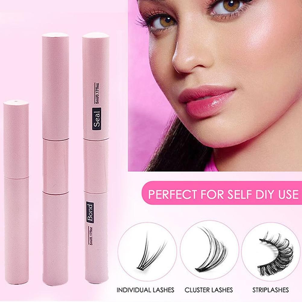 2IN1 Hai Đầu Phân Đoạn Lông Mi Keo DánBond Tẩy Lông Giả Nối Mi Keo Có Keo Tẩy