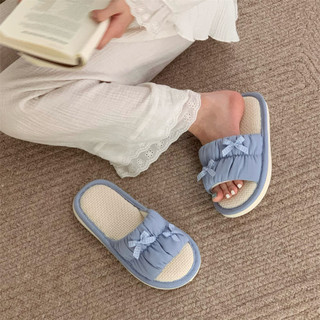 Xixitiao Dép Đi Trong Nhà Bằng Cotton Và Lanh Dành Cho Nữ Kiểu Dáng Thời Trang Và Thoải Mái Cho Phòng Ngủ