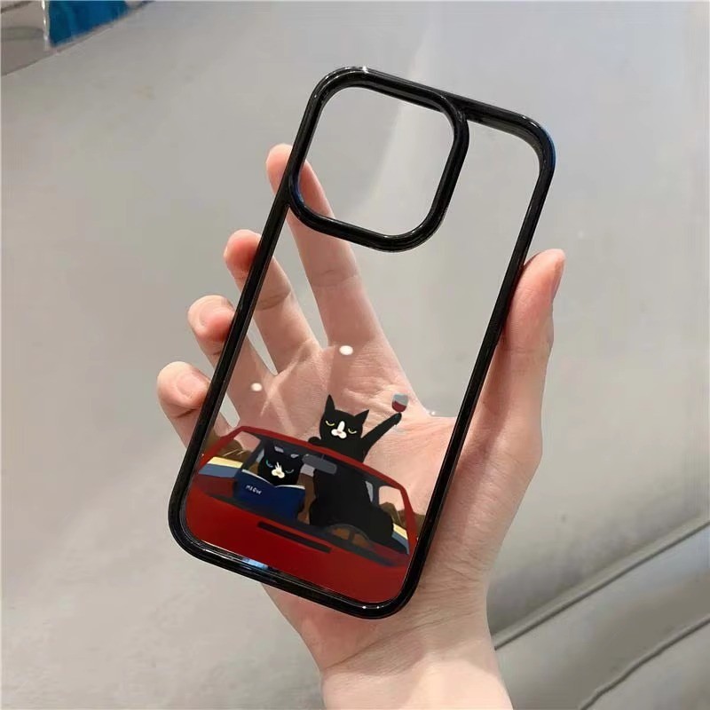 Ốp Lưng Cho Samsung S23 S24 FE S25 S24 Ultra S23 S22 S21 Plus S20 S21 FE Mèo Ngộ nghĩnh Cuộc Sống Hàng Ngày Silicon Trong Suốt Chống Sốc