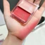 FAVORITEGOODS Water Light Cheek Blush, Kem dưỡng ẩm 2 màu Blush, Trang điểm Blusher có độ bóng cao cầm tay lâu trôi để trang điểm mặt