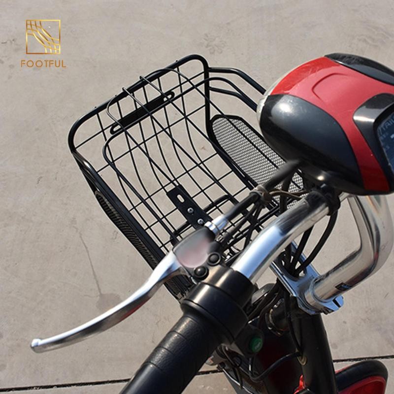 Giỏ kim loại xe đạp điện đa năng, điện chống nước có thể tháo rời bền bỉ