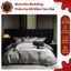 Bộ Chăn Ga Gối Chất Liệu Gấm Lụa Hoa Cao Cấp Phối Thêu Ánh Kim Sang Trọng Mềm Mại - MemMinbedding Luxury