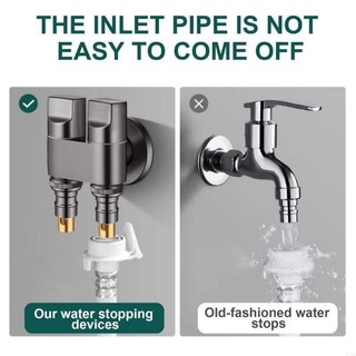 Van góc khóa nước tự động đa năng, lắp cho máy giặt bidet phòng tắm, bền đẹp giá hợp lý