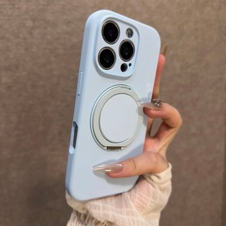 Ốp điện thoại giá đỡ từ tính xoay 360 độ bằng silicon lỏng cho iPhone 16 Pro Max 15 14 13 12 Pro Max bảo vệ camera chống sốc, ốp lưng cứng chống rơi
