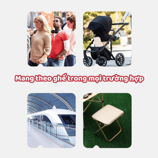 Ghế Gấp Gọn Dạng Túi Mang Đi Du Lịch, Dã Ngoại Luxhome, Ghế gấp ngoài trời, Ghế cắm trại, Ghế câu cá