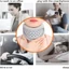 FAVORITEGOODS Nẹp cổ, Cổ áo cổ tử cung bằng lụa băng thoáng khí mềm mại, Giảm áp lực cổ tử cung có thể điều chỉnh Thiết bị kéo cổ rỗng cho nam giới