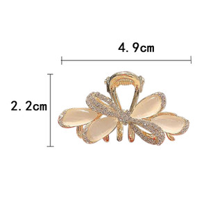 Cao Cấp Kim Cương Giả Opal Nơ Tinh Tế Cho tóc Tính Khí Thanh Lịch