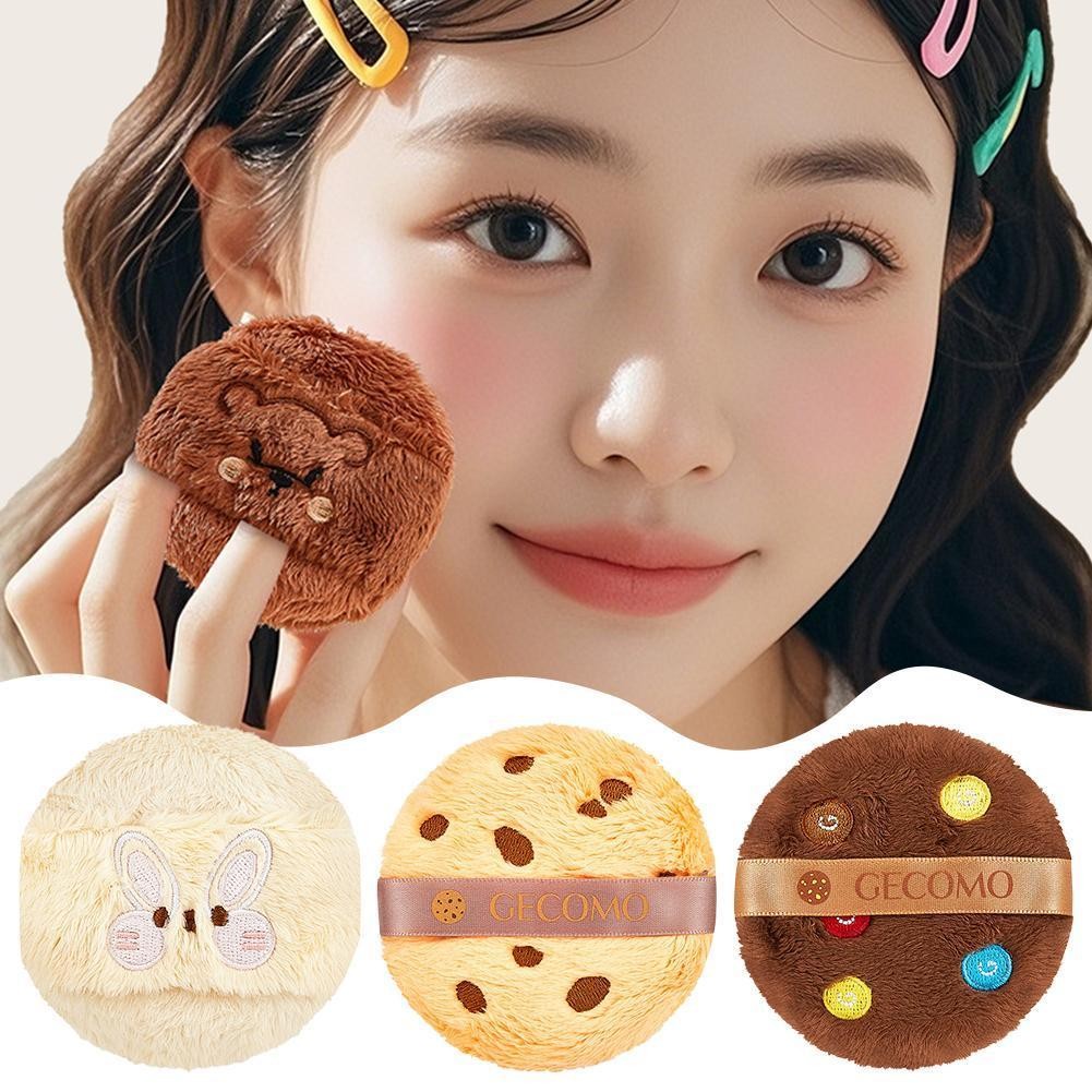 Bột đổ xô mềm mại và dễ thương Puff Chất liệu thân thiện với da Bột sang trọng Puff cho bột rời G2i5